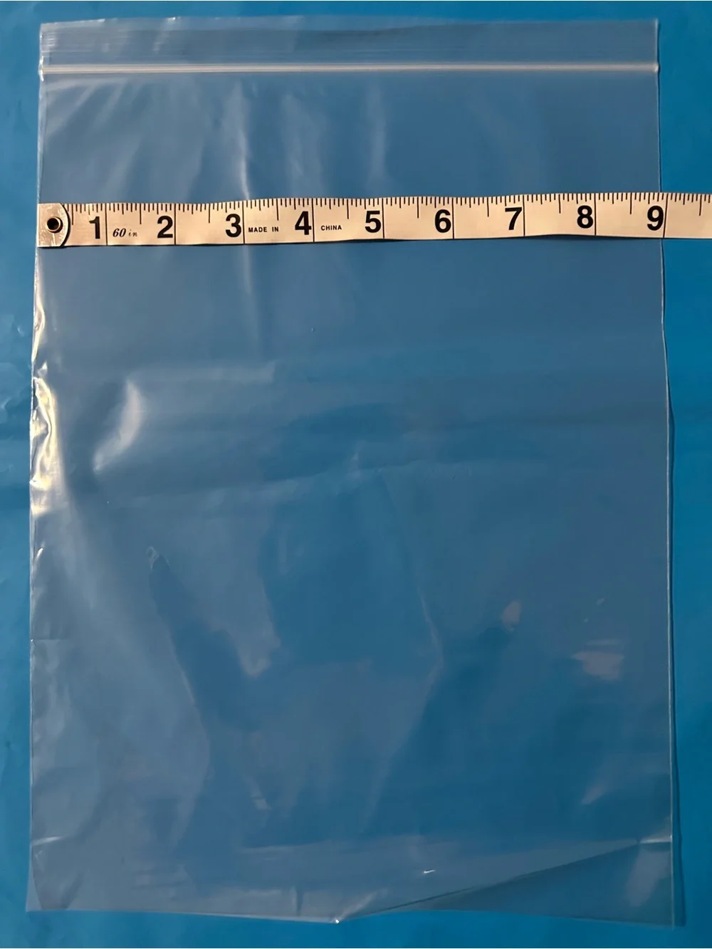 Clear Zip Top Poly Bags 9